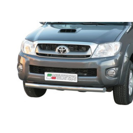 Bullbar Omologat RAR, Misutonida 4x4 Slash Bar, Culoare Negru, Toyota Hilux 2006 - 2011 - EDK.ro