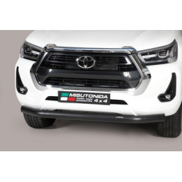 Bullbar Omologat RAR, Misutonida 4x4 Slash Bar, Culoare Negru, Toyota Hilux 2021 - Prezent - EDK.ro