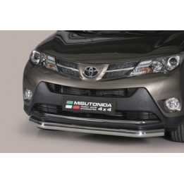 EC Homologated Bullbar, Misutonida 4x4 Slash Bar, Color Silver, Toyota RAV4 - EDK.ro