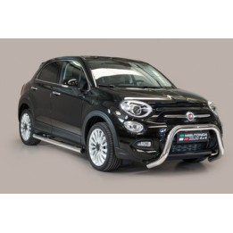 EC Homologated Bullbar, Misutonida 4x4 Super Bar, Color Silver, Fiat 500 X - EDK.ro
