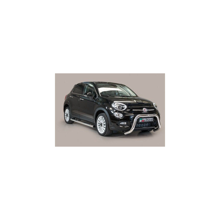 Bullbar Omologat RAR, Misutonida 4x4 Super Bar, Culoare Argintiu, Fiat 500 X - EDK.ro