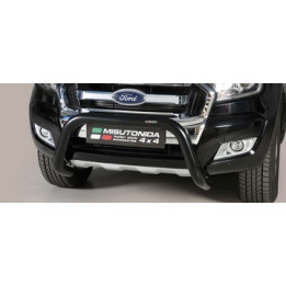 EC Homologated Bullbar, Misutonida 4x4 Super Bar, Color Black, Ford Ranger 2012 - Present - EDK.ro