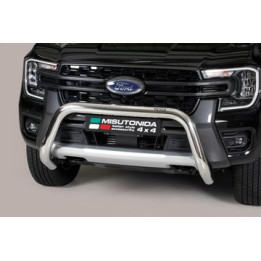 Bullbar Omologat RAR, Misutonida 4x4 Super Bar, Culoare Argintiu, Ford Ranger 2023 - Prezent - EDK.ro