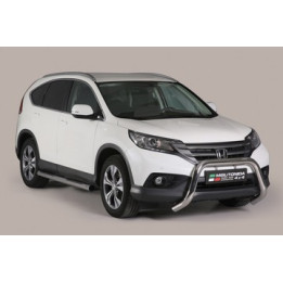 EC Homologated Bullbar, Misutonida 4x4 Super Bar, Color Silver, Honda CR-V - EDK.ro