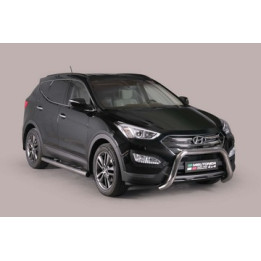 Bullbar Omologat RAR, Misutonida 4x4 Super Bar, Culoare Negru, Hyundai Santa Fe - EDK.ro