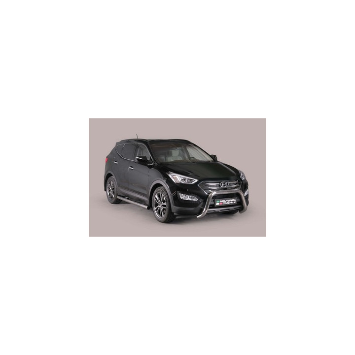 EC Homologated Bullbar, Misutonida 4x4 Super Bar, Color Black, Hyundai Santa Fe - EDK.ro