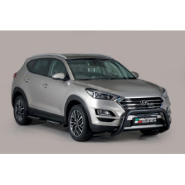 EC Homologated Bullbar, Misutonida 4x4 Super Bar, Color Black, Hyundai Tucson - EDK.ro