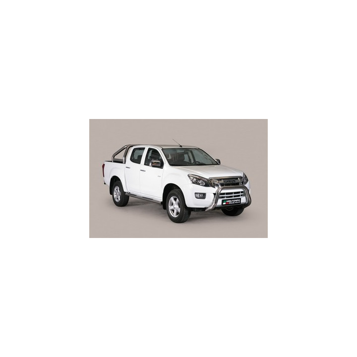 EC Homologated Bullbar, Misutonida 4x4 Super Bar, Color Silver, Isuzu D-Max 2012 - 2019 - EDK.ro