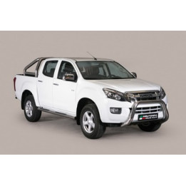 Bullbar Omologat RAR, Misutonida 4x4 Super Bar, Culoare Argintiu, Isuzu D-Max 2012 - 2019 - EDK.ro