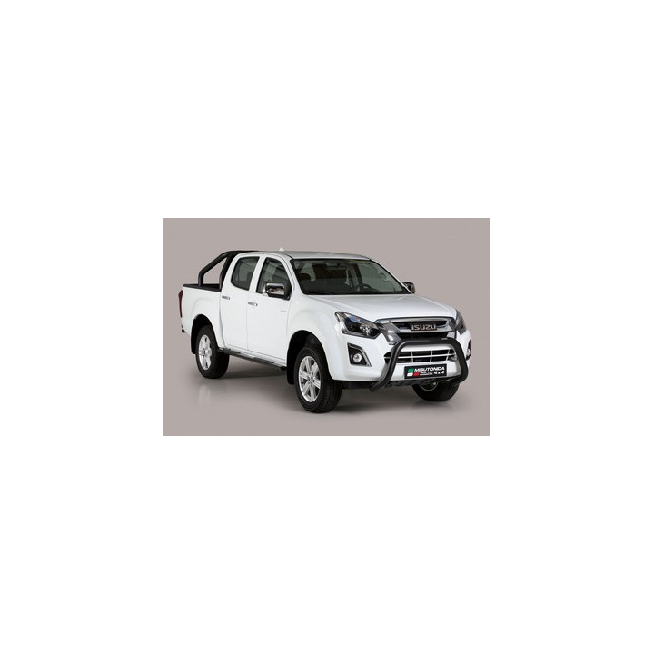 Bullbar Omologat RAR, Misutonida 4x4 Super Bar, Culoare Negru, Isuzu D-Max 2012 - 2019 - EDK.ro