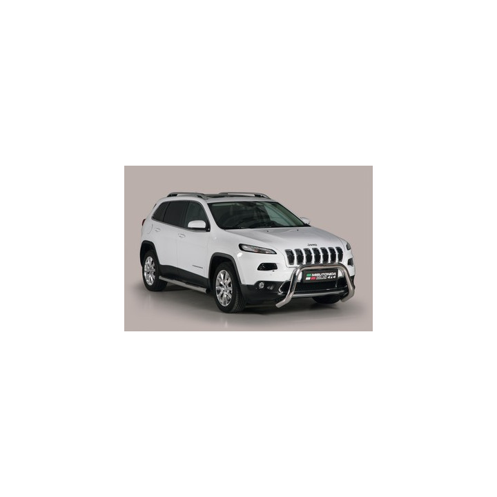 EC Homologated Bullbar, Misutonida 4x4 Super Bar, Color Black, Jeep Cherokee - EDK.ro