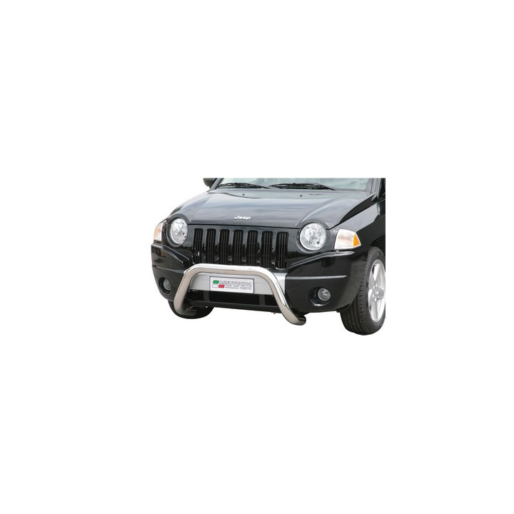 EC Homologated Bullbar, Misutonida 4x4 Super Bar, Color Black, Jeep Compass - EDK.ro