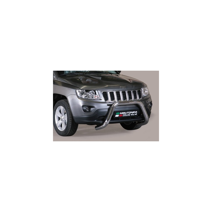 Bullbar Omologat RAR, Misutonida 4x4 Super Bar, Culoare Argintiu, Jeep Compass - EDK.ro