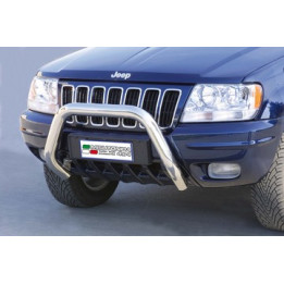 EC Homologated Bullbar, Misutonida 4x4 Super Bar, Color Silver, Jeep Grand Cherokee - EDK.ro