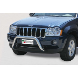 EC Homologated Bullbar, Misutonida 4x4 Super Bar, Color Silver, Jeep Grand Cherokee - EDK.ro