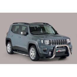 EC Homologated Bullbar, Misutonida 4x4 Super Bar, Color Black, Jeep Renegade - EDK.ro
