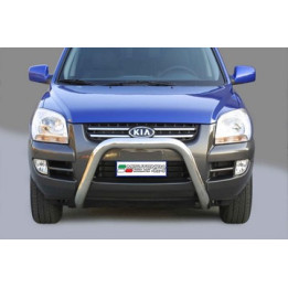 EC Homologated Bullbar, Misutonida 4x4 Super Bar, Color Silver, Kia Sportage - EDK.ro