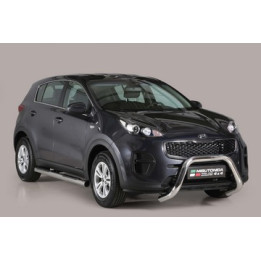 Bullbar Omologat RAR, Misutonida 4x4 Super Bar, Culoare Argintiu, Kia Sportage - EDK.ro