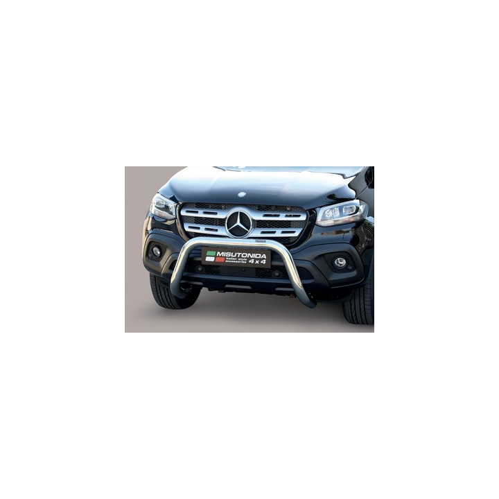 EC Homologated Bullbar, Misutonida 4x4 Super Bar, Color Silver, Mercedes-Benz X-Class - EDK.ro