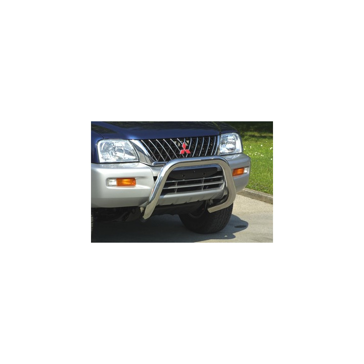 Bullbar Omologat RAR, Misutonida 4x4 Super Bar, Culoare Argintiu, Mitsubishi L200 2002 - 2006 - EDK.ro