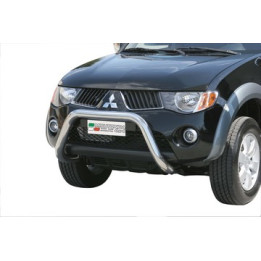 Bullbar Omologat RAR, Misutonida 4x4 Super Bar, Culoare Argintiu, Mitsubishi L200 2006 - 2009 - EDK.ro