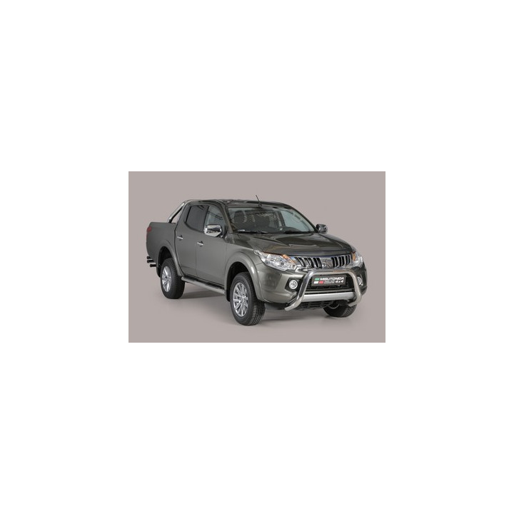 Bullbar Omologat RAR, Misutonida 4x4 Super Bar, Culoare Argintiu, Mitsubishi L200 2015 - 2018 - EDK.ro