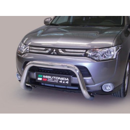 EC Homologated Bullbar, Misutonida 4x4 Super Bar, Color Black, Mitsubishi Outlander - EDK.ro