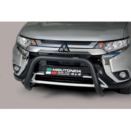 EC Homologated Bullbar, Misutonida 4x4 Super Bar, Color Black, Mitsubishi Outlander - EDK.ro
