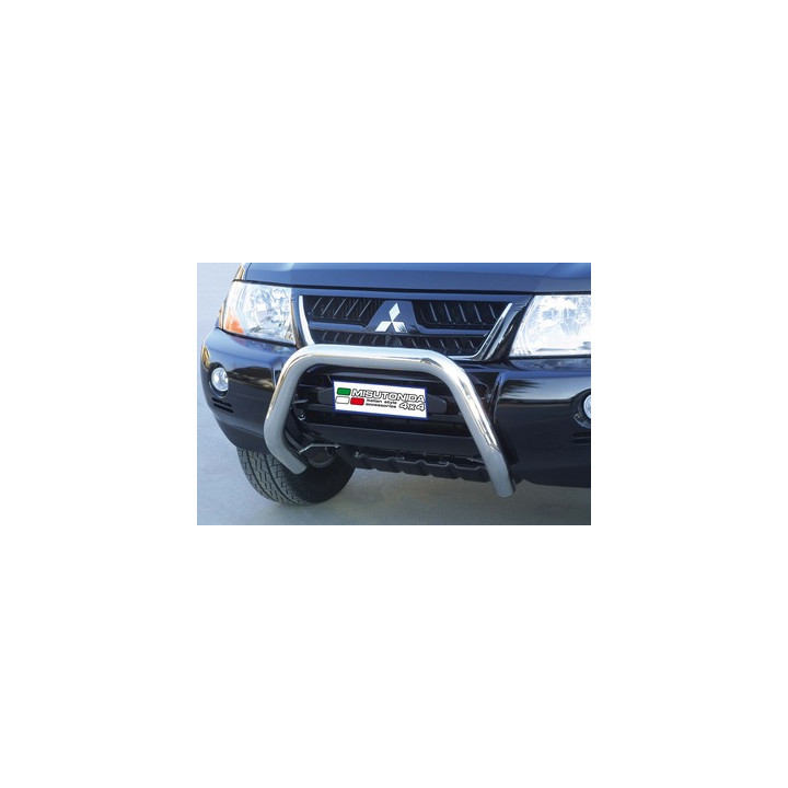 Bullbar Omologat RAR, Misutonida 4x4 Super Bar, Culoare Negru, Mitsubishi Pajero 2003 - 2006 - EDK.ro