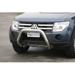 EC Homologated Bullbar, Misutonida 4x4 Super Bar, Color Black, Mitsubishi Pajero 2007 - 2014 - EDK.ro