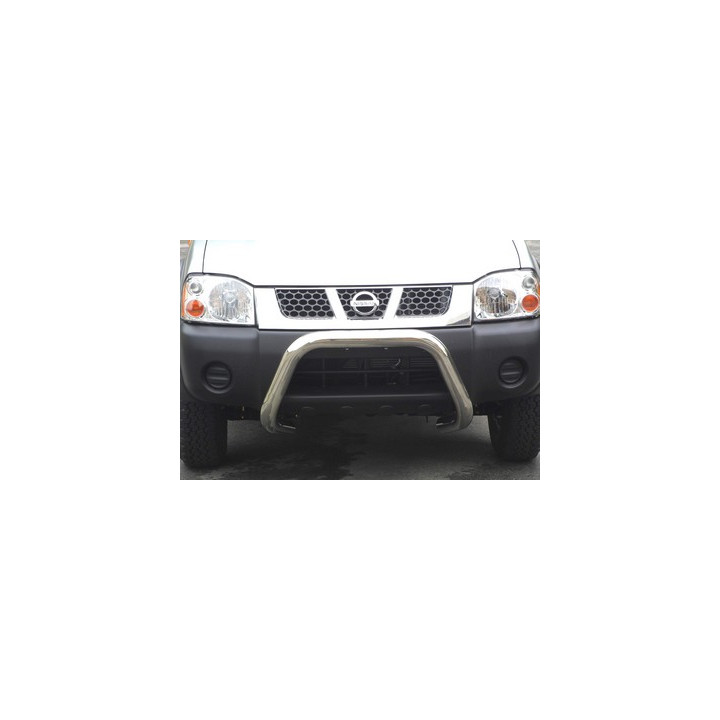 EC Homologated Bullbar, Misutonida 4x4 Super Bar, Color Silver, Nissan Navara 2002 - 2005 - EDK.ro