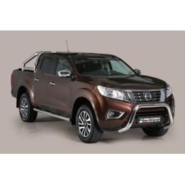 EC Homologated Bullbar, Misutonida 4x4 Super Bar, Color Silver, Nissan Navara 2016 - Present - EDK.ro
