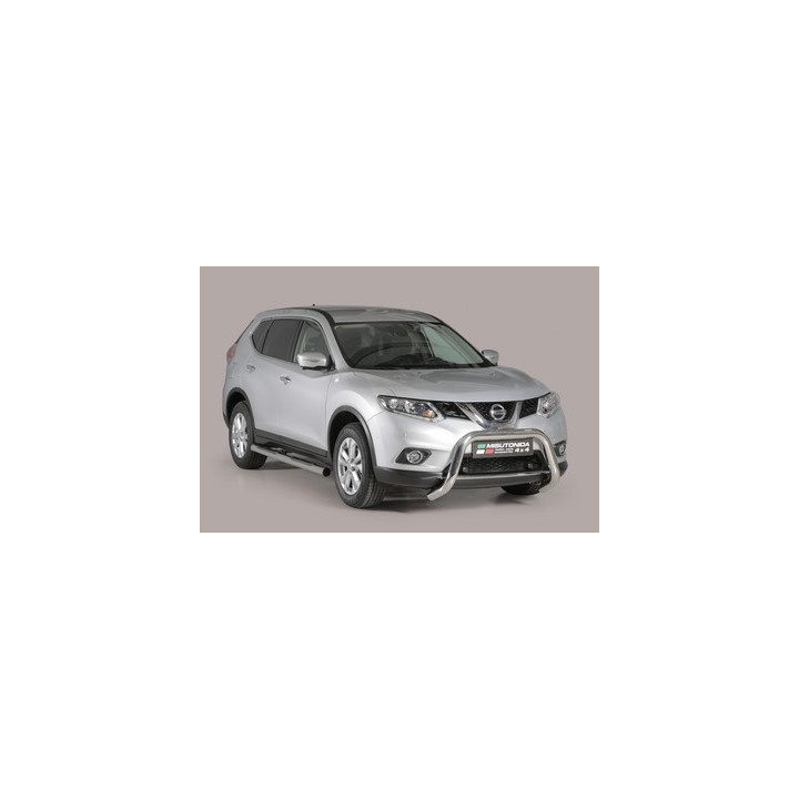 EC Homologated Bullbar, Misutonida 4x4 Super Bar, Color Black, Nissan X-Trail - EDK.ro