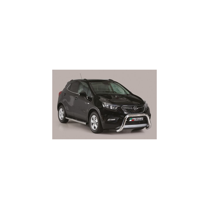 EC Homologated Bullbar, Misutonida 4x4 Super Bar, Color Silver, Opel Mokka X - EDK.ro
