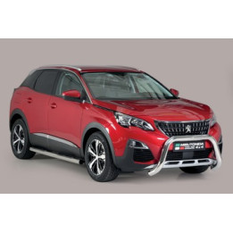 Bullbar Omologat RAR, Misutonida 4x4 Super Bar, Culoare Argintiu, Peugeot 3008 - EDK.ro