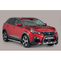 Bullbar Omologat RAR, Misutonida 4x4 Super Bar, Culoare Negru, Peugeot 3008 - EDK.ro