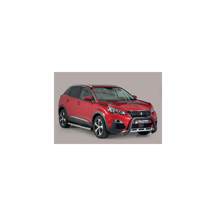 Bullbar Omologat RAR, Misutonida 4x4 Super Bar, Culoare Negru, Peugeot 3008 - EDK.ro