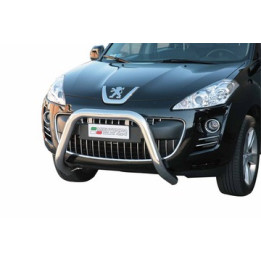 EC Homologated Bullbar, Misutonida 4x4 Super Bar, Color Silver, Peugeot 4007 - EDK.ro