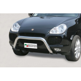 EC Homologated Bullbar, Misutonida 4x4 Super Bar, Color Silver, Porsche Cayenne - EDK.ro