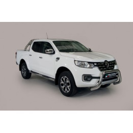 EC Homologated Bullbar, Misutonida 4x4 Super Bar, Color Silver, Renault Alaskan - EDK.ro