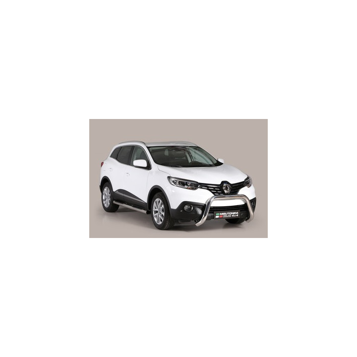 EC Homologated Bullbar, Misutonida 4x4 Super Bar, Color Silver, Renault Kadjar - EDK.ro