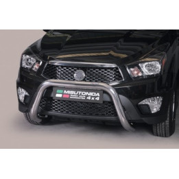 Bullbar Omologat RAR, Misutonida 4x4 Super Bar, Culoare Argintiu, SsangYong Actyon Sports - EDK.ro