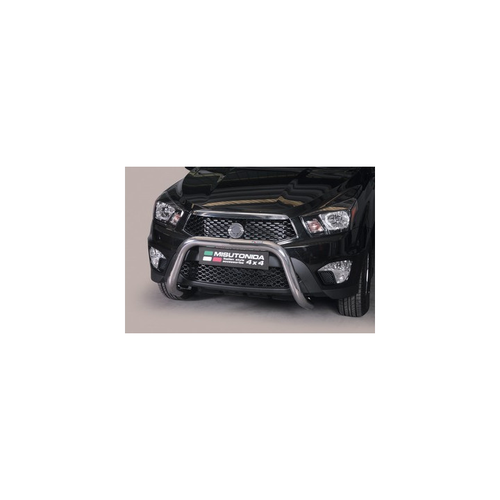 Bullbar Omologat RAR, Misutonida 4x4 Super Bar, Culoare Negru, SsangYong Actyon Sports - EDK.ro