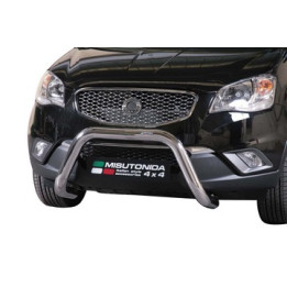 EC Homologated Bullbar, Misutonida 4x4 Super Bar, Color Silver, SsangYong Korando - EDK.ro