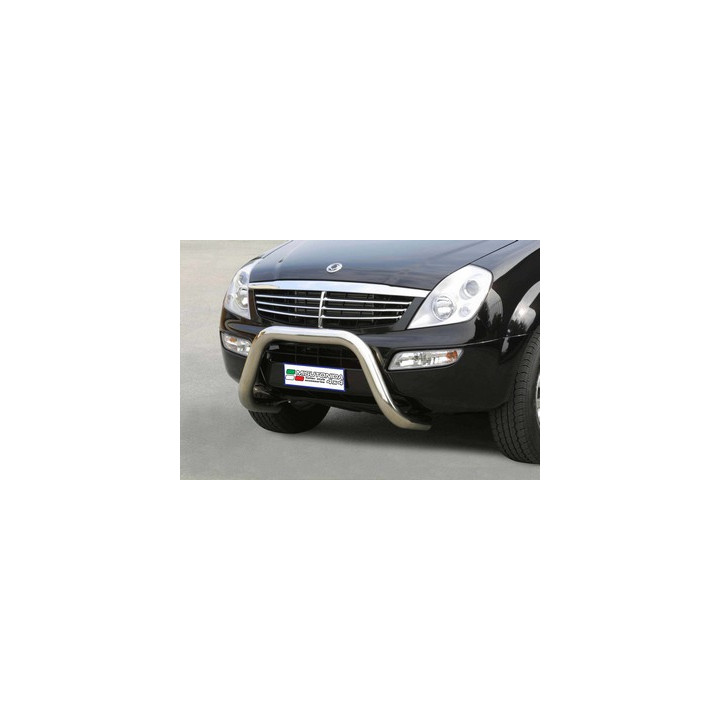EC Homologated Bullbar, Misutonida 4x4 Super Bar, Color Black, SsangYong Rexton - EDK.ro