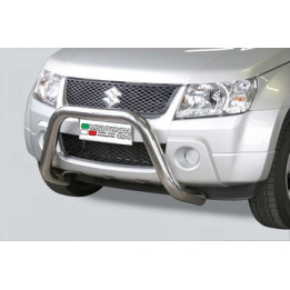 EC Homologated Bullbar, Misutonida 4x4 Super Bar, Color Black, Suzuki Grand Vitara 2005 - 2008 - EDK.ro