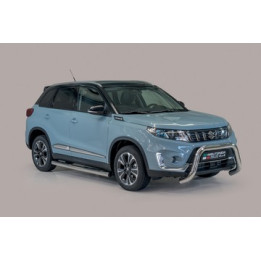 EC Homologated Bullbar, Misutonida 4x4 Super Bar, Color Black, Suzuki Vitara - EDK.ro