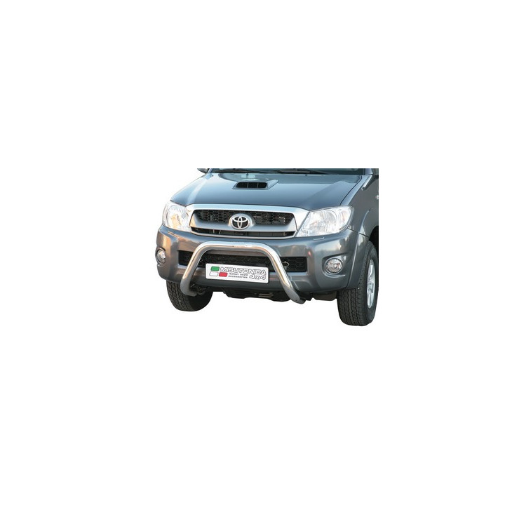 EC Homologated Bullbar, Misutonida 4x4 Super Bar, Color Black, Toyota Hilux 2006 - 2011 - EDK.ro