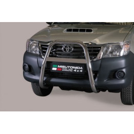 Bullbar Omologat RAR, Misutonida 4x4 Super Bar, Culoare Argintiu, Toyota Hilux 2011 - 2015 - EDK.ro