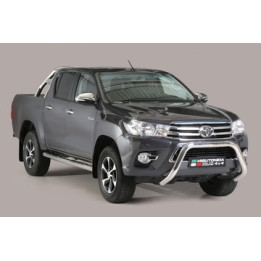Bullbar Omologat RAR, Misutonida 4x4 Super Bar, Culoare Argintiu, Toyota Hilux 2016 - 2020 - EDK.ro